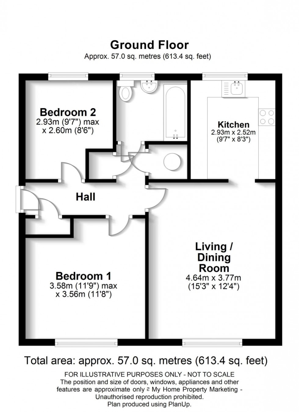 Floorplan for Little Chalfont, Buckinghamshire, HP7