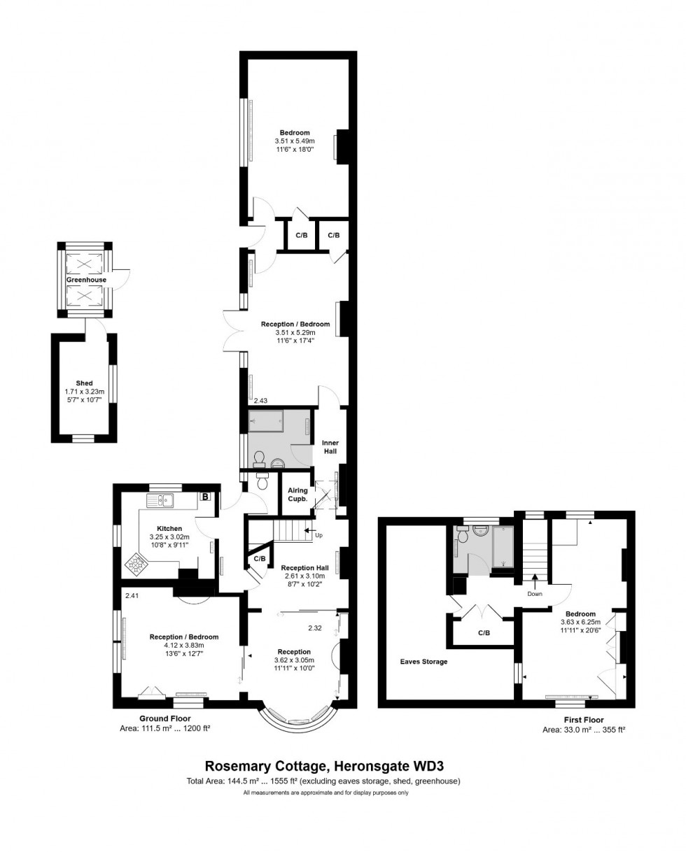 Floorplan for Heronsgate, Rickmansworth, WD3