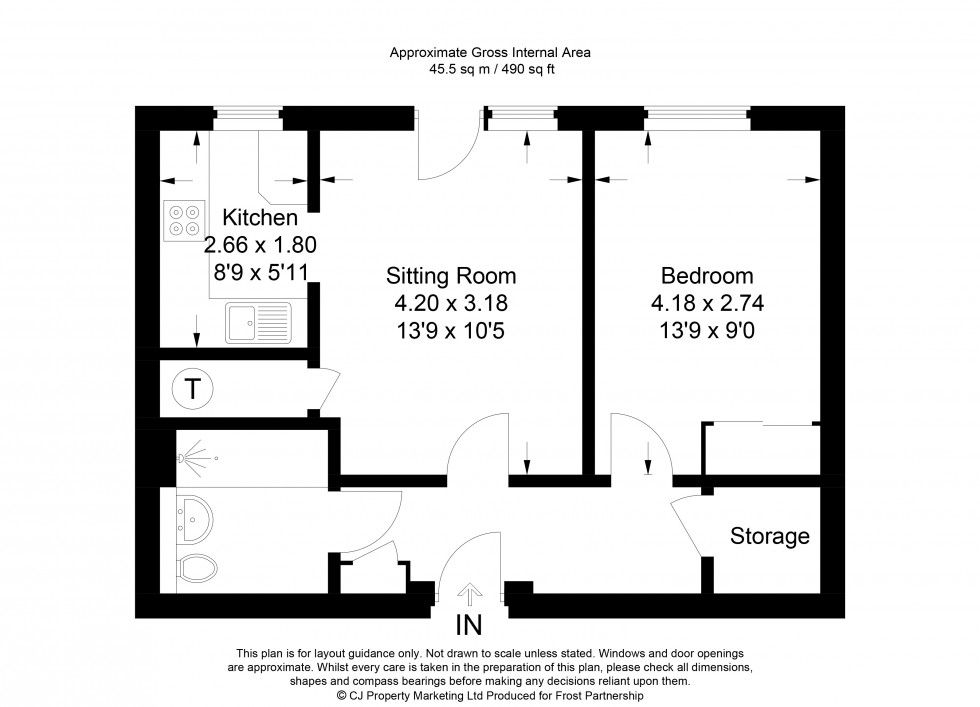 Floorplan for Amersham, Buckinghamshire, HP6