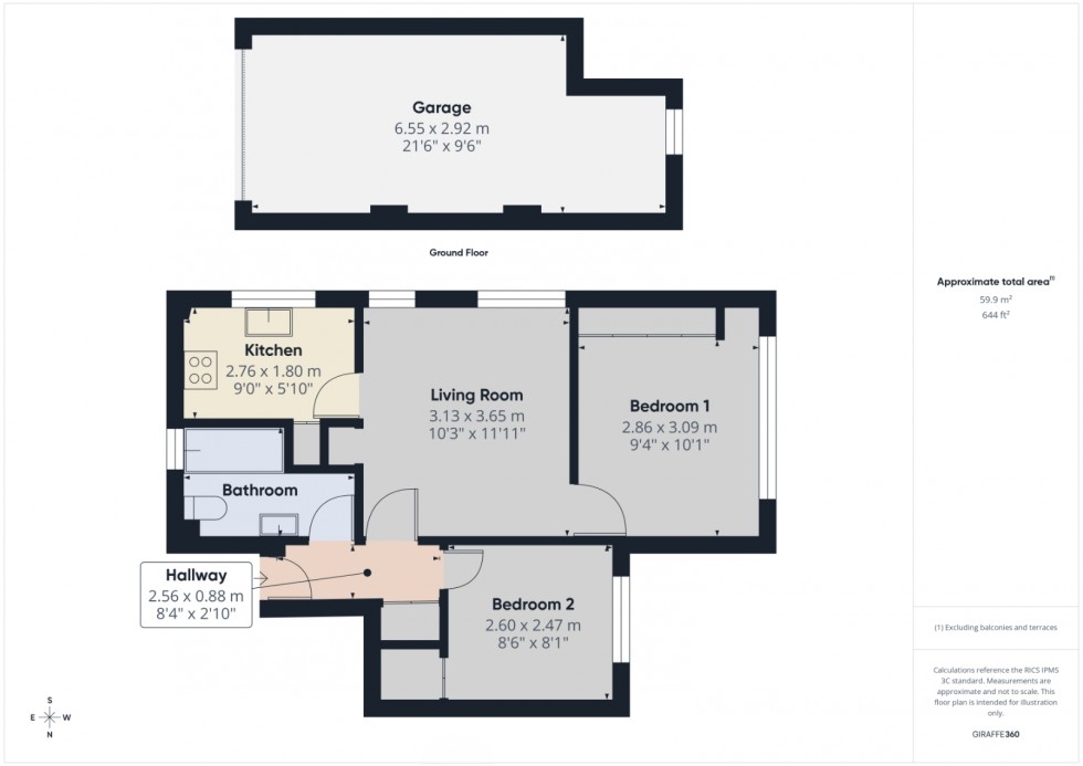 Floorplan for Amersham, Buckinghamshire, HP6
