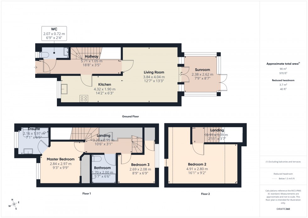Floorplan for Ashford, Middlesex, TW15