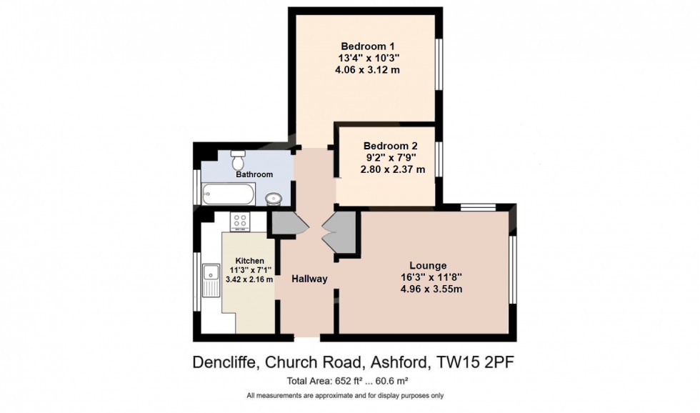 Floorplan for Church Road, Ashford, TW15