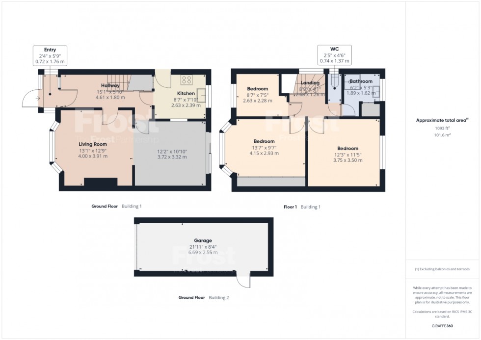 Floorplan for Stanwell, Middlesex, TW19