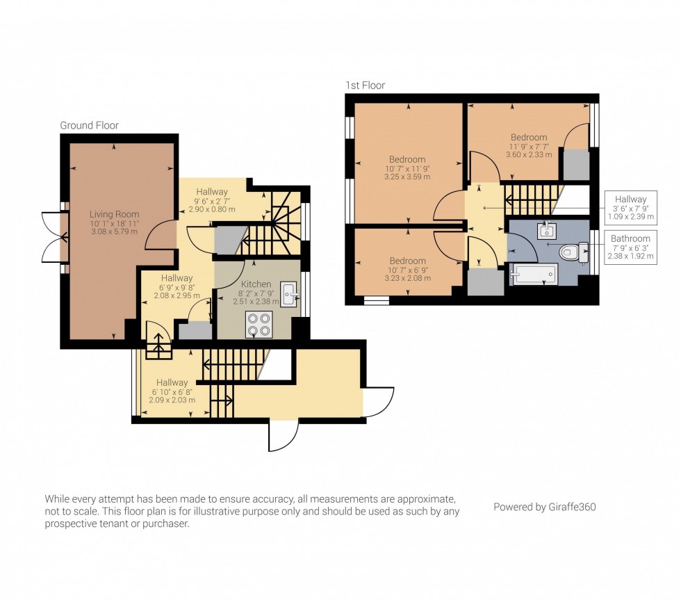 Floorplan for Clare Road, Stanwell, TW19