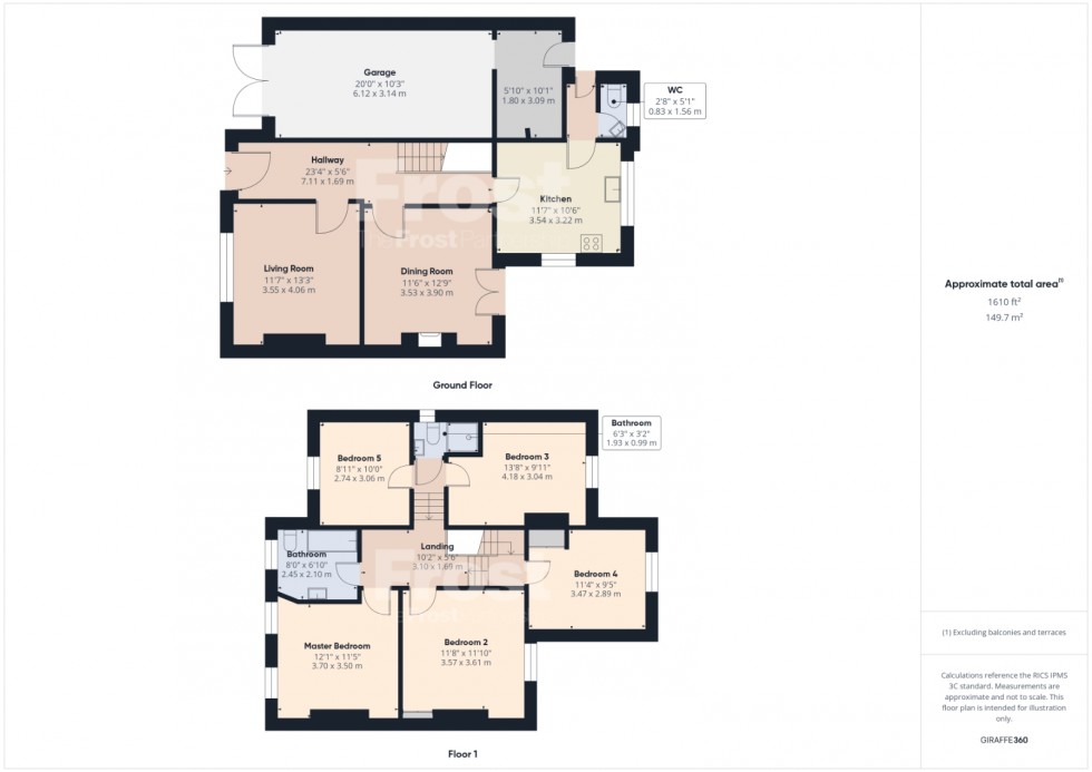 Floorplan for Ashford, Surrey, TW15