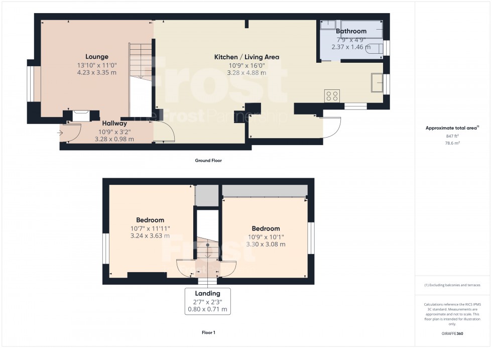 Floorplan for Ashford, Surrey, TW15