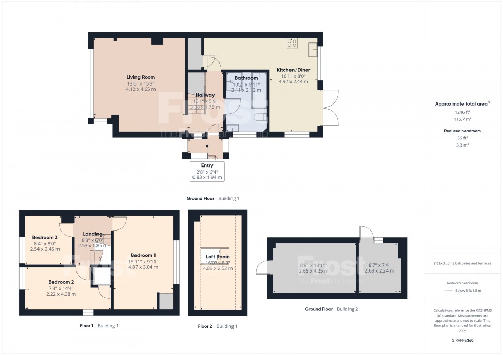 Floorplan for Feltham, Middlesex, TW13
