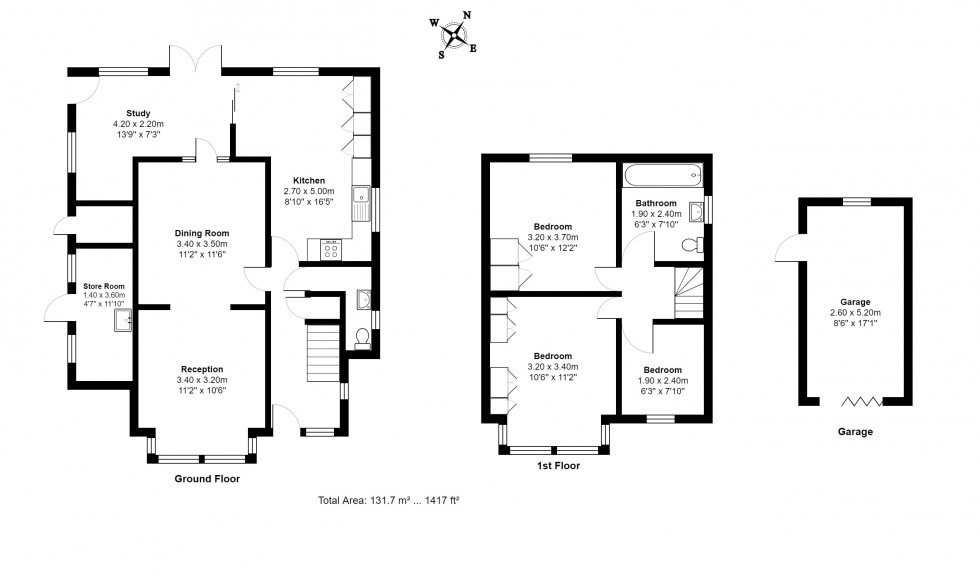 Floorplan for Ashford, Surrey, TW15