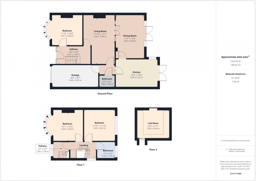 Floorplan for Ashford, Surrey, TW15