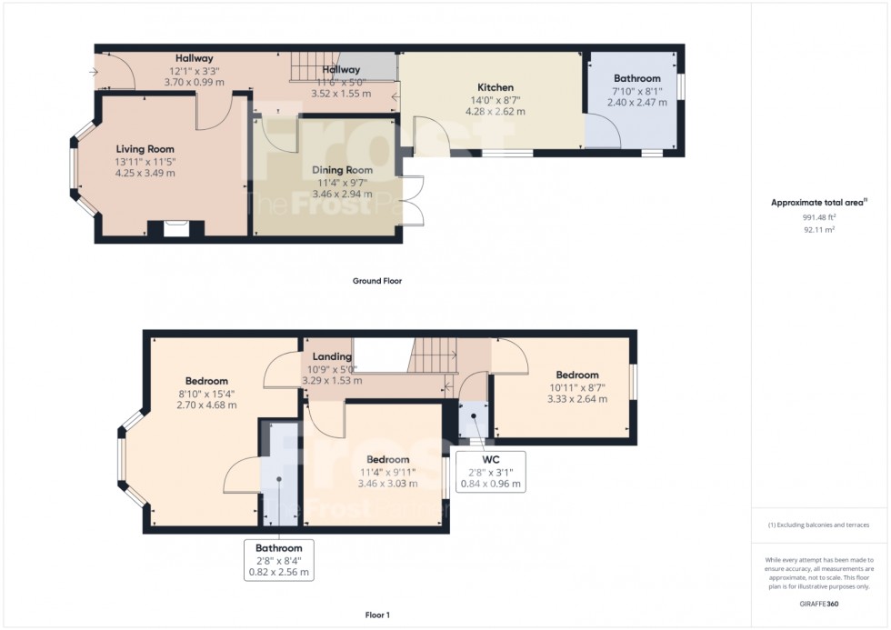 Floorplan for Ashford, Surrey, TW15