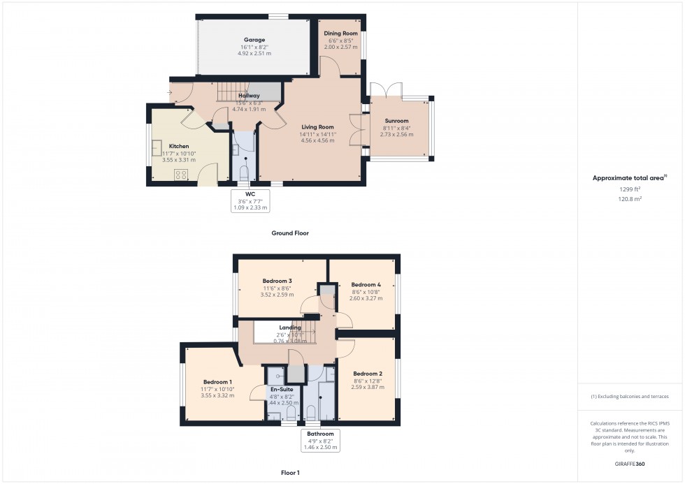 Floorplan for Ashford, Surrey, TW15