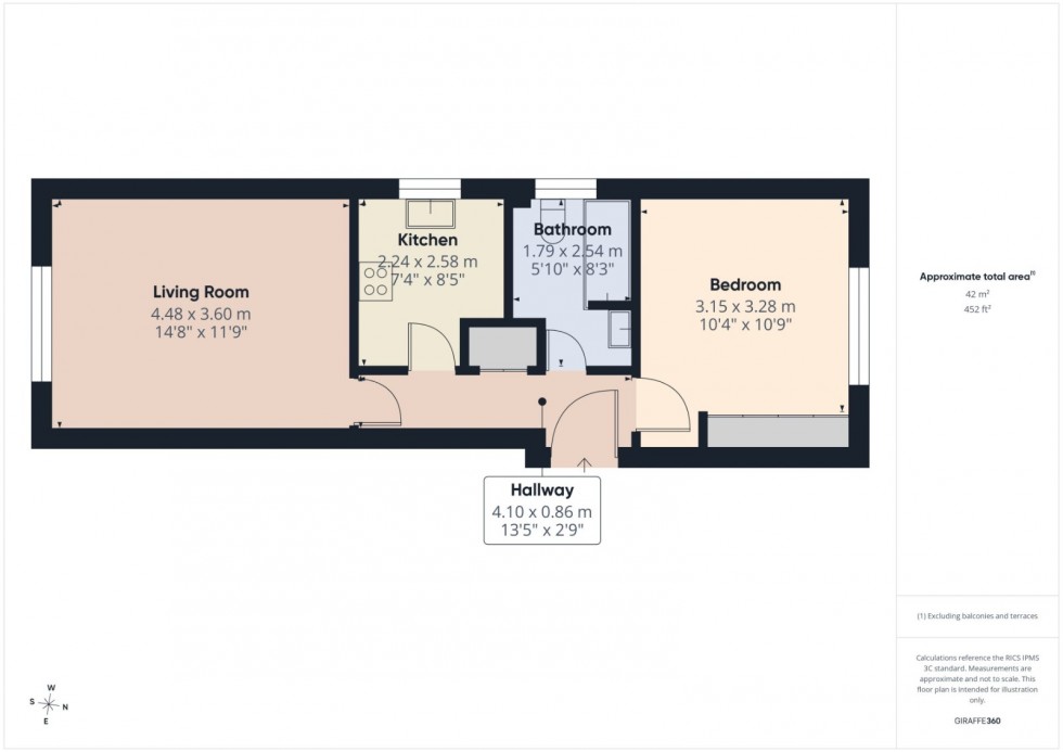 Floorplan for Ashford, Surrey, TW15