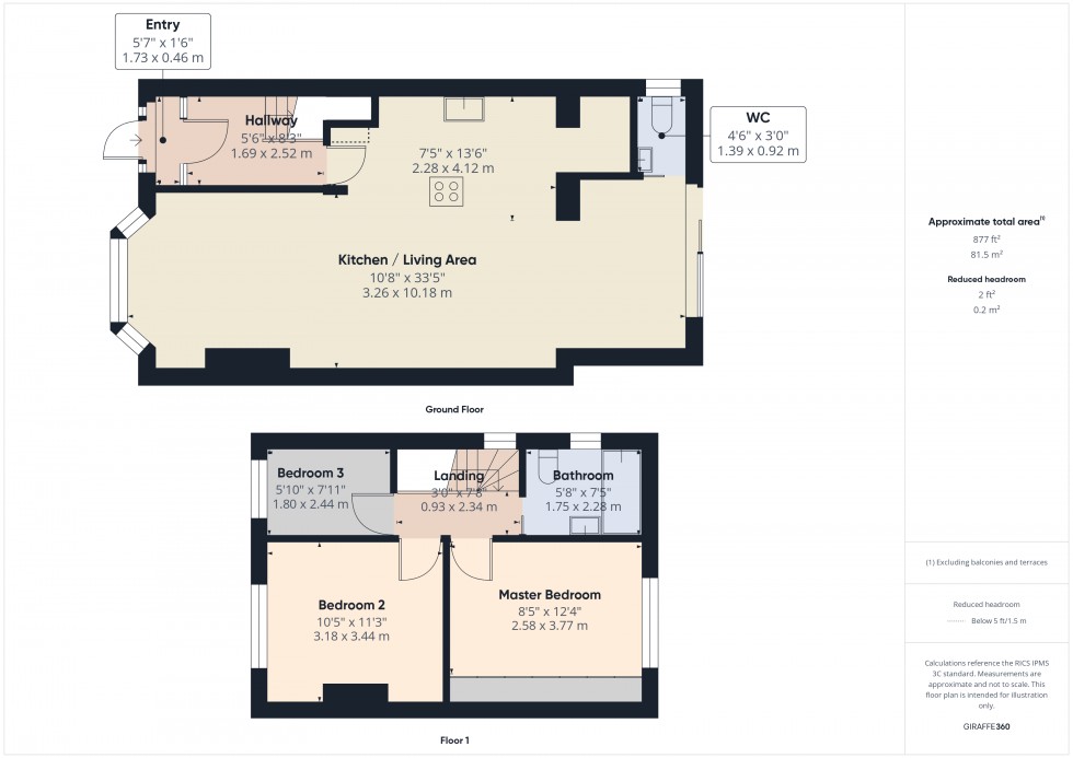 Floorplan for Ashford, Surrey, TW15