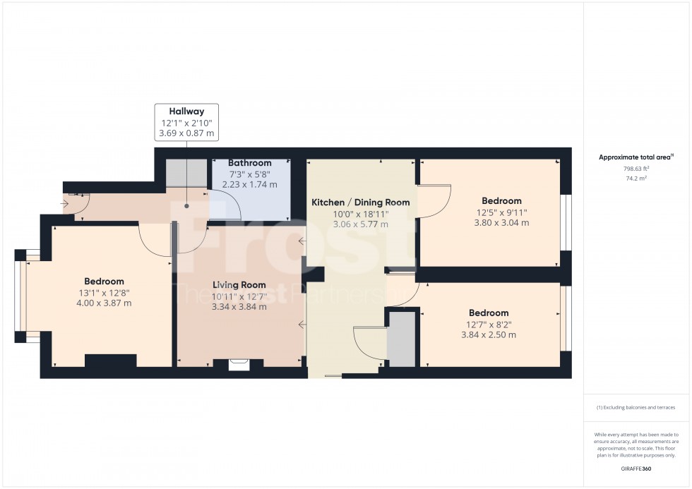 Floorplan for Ashford, Surrey, TW15