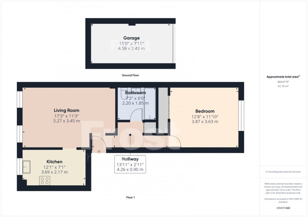 Floorplan for Ashford, Surrey, TW15