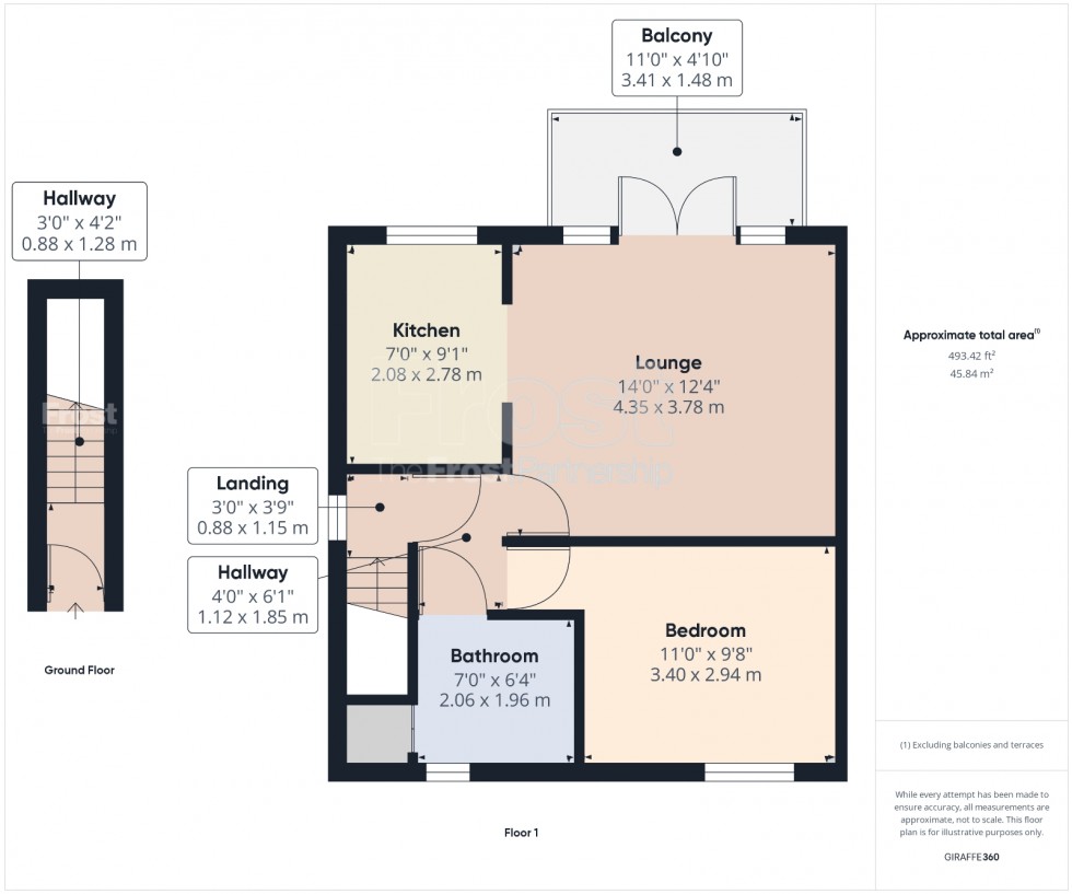 Floorplan for Ashford, Surrey, TW15