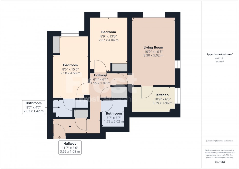 Floorplan for Ashford, Surrey, TW15