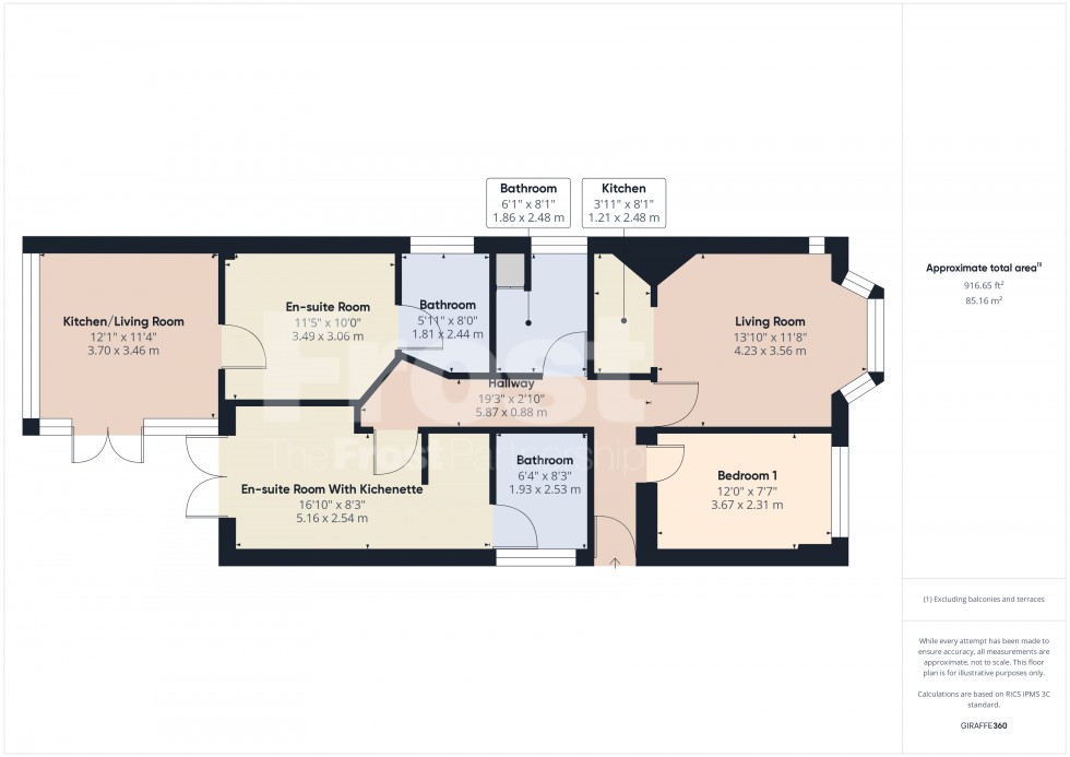 Floorplan for Ashford, Surrey, TW15