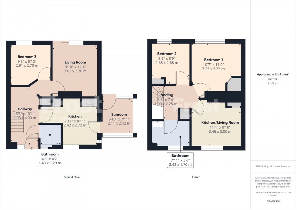 Floorplan for Ashford, Surrey, TW15