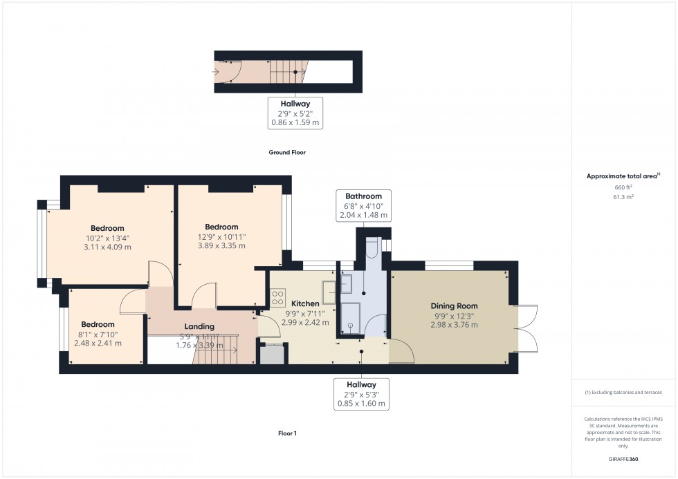 Floorplan for Ashford, Surrey, TW15
