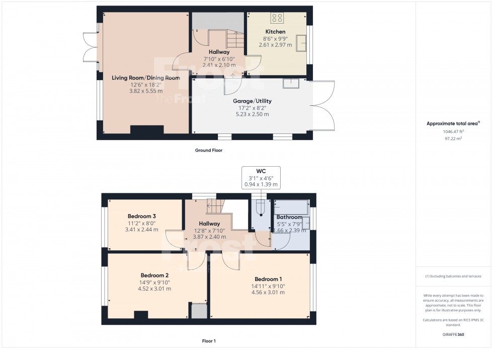 Floorplan for Ashford, Surrey, TW15