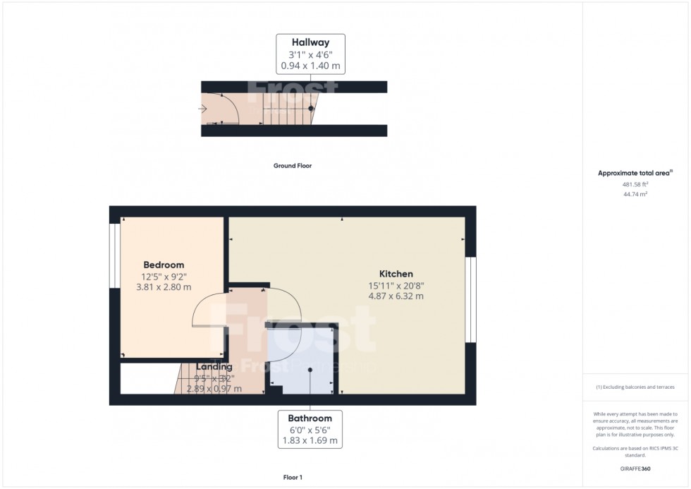 Floorplan for Ashford, Surrey, TW15