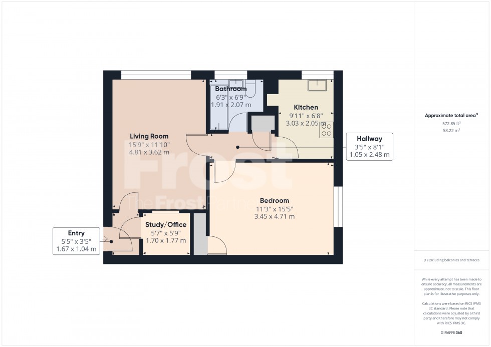 Floorplan for Ashford, Surrey, TW15