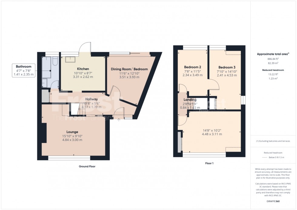 Floorplan for Sunbury-on-Thames, Surrey, TW16