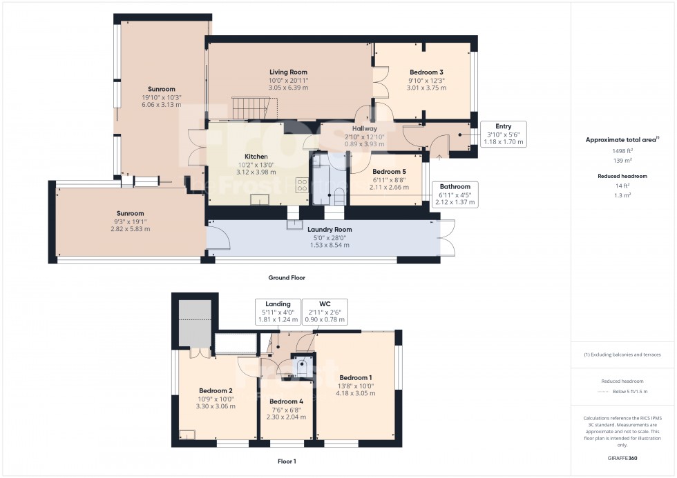 Floorplan for Ashford, Surrey, TW15