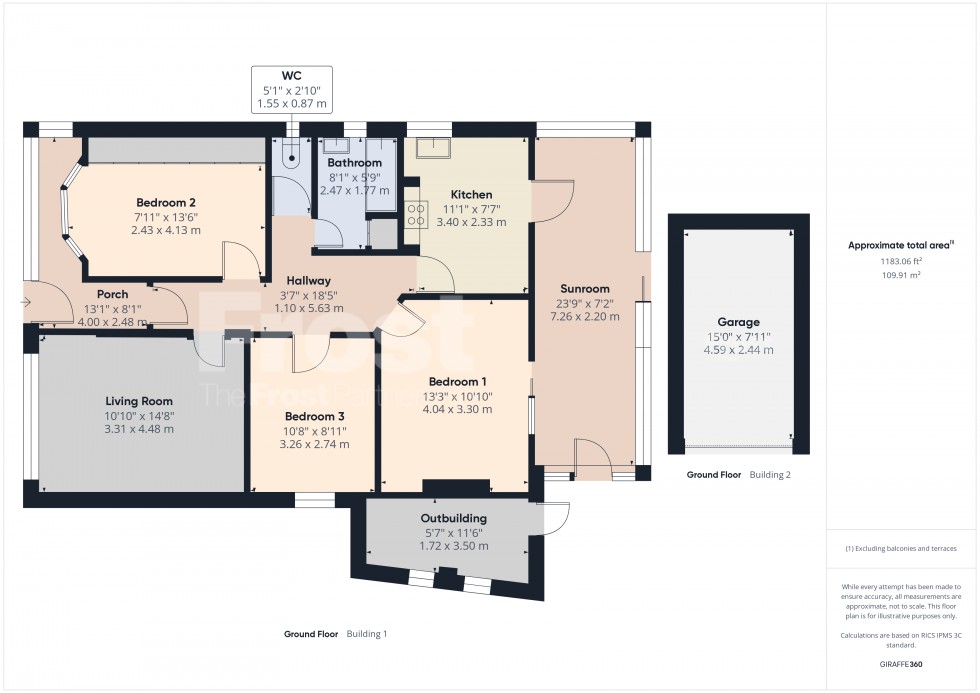 Floorplan for Ashford, Surrey, TW15
