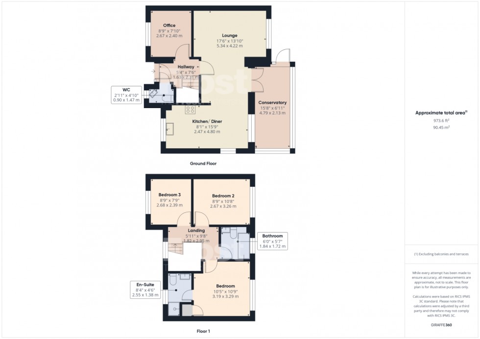 Floorplan for Ashford, Surrey, TW15