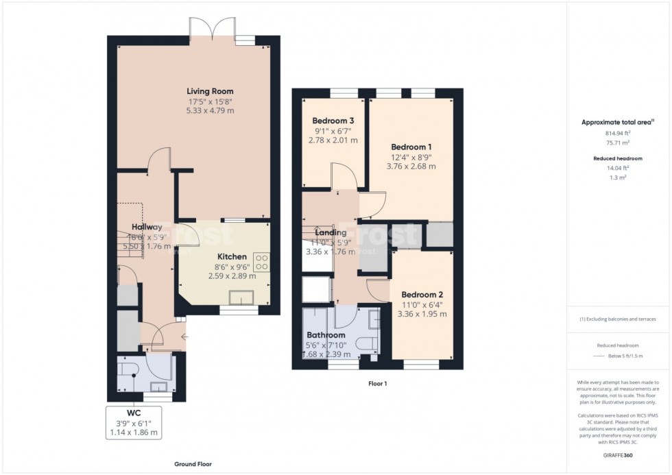 Floorplan for Ashford, Surrey, TW15