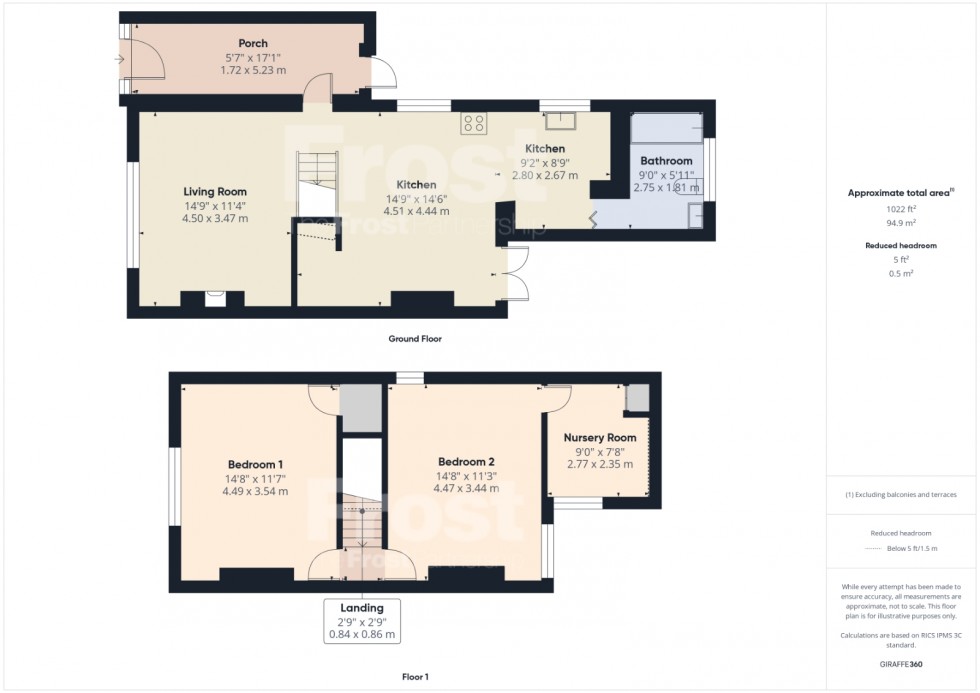 Floorplan for Ashford, Surrey, TW15