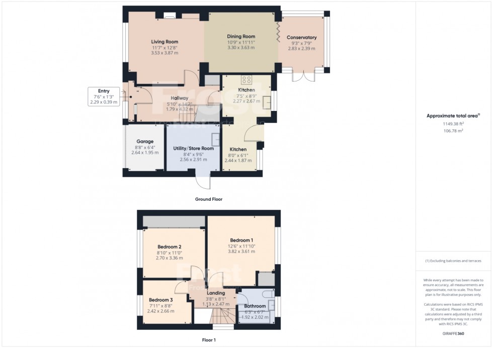 Floorplan for Ashford, Surrey, TW15