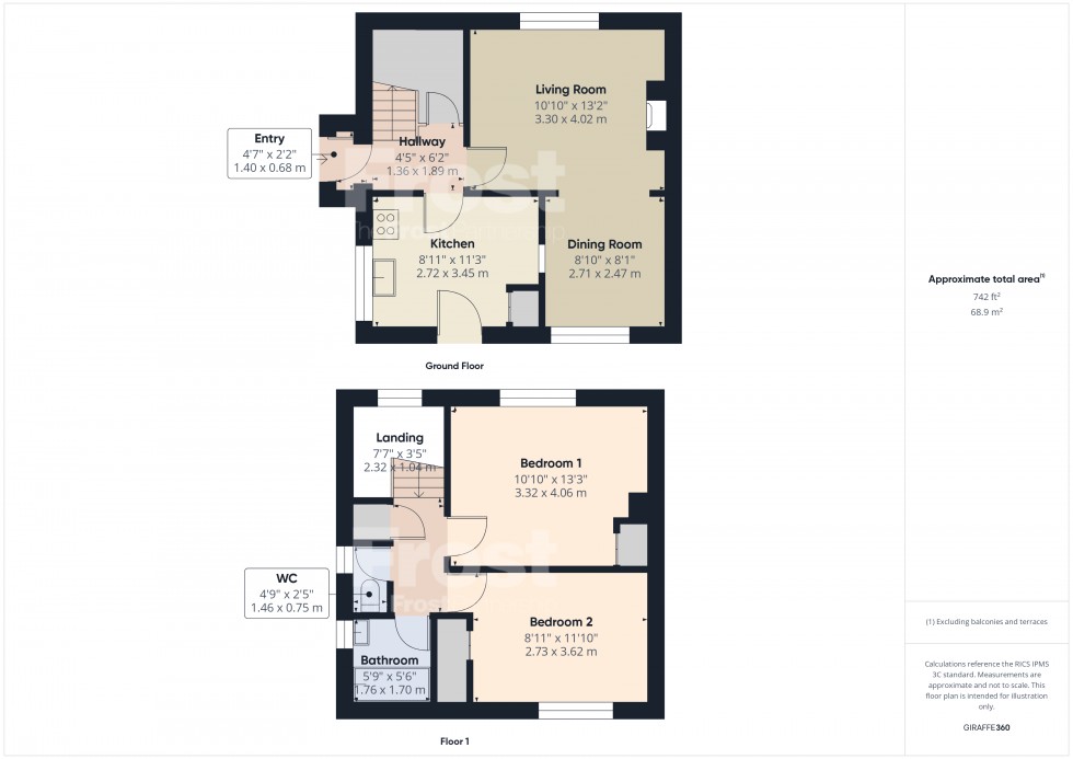 Floorplan for Ashford, Surrey, TW15