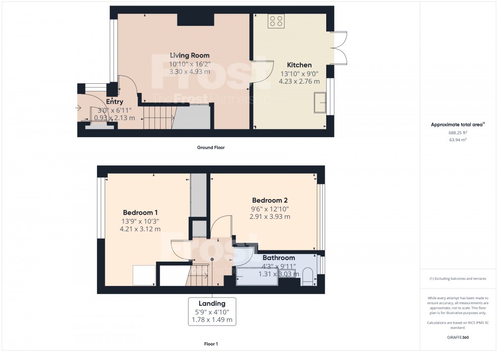Floorplan for Staines-upon-Thames, Surrey, TW19