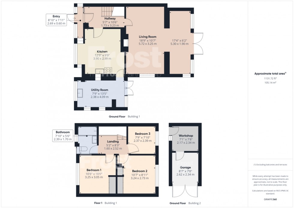 Floorplan for Ashford, Surrey, TW15