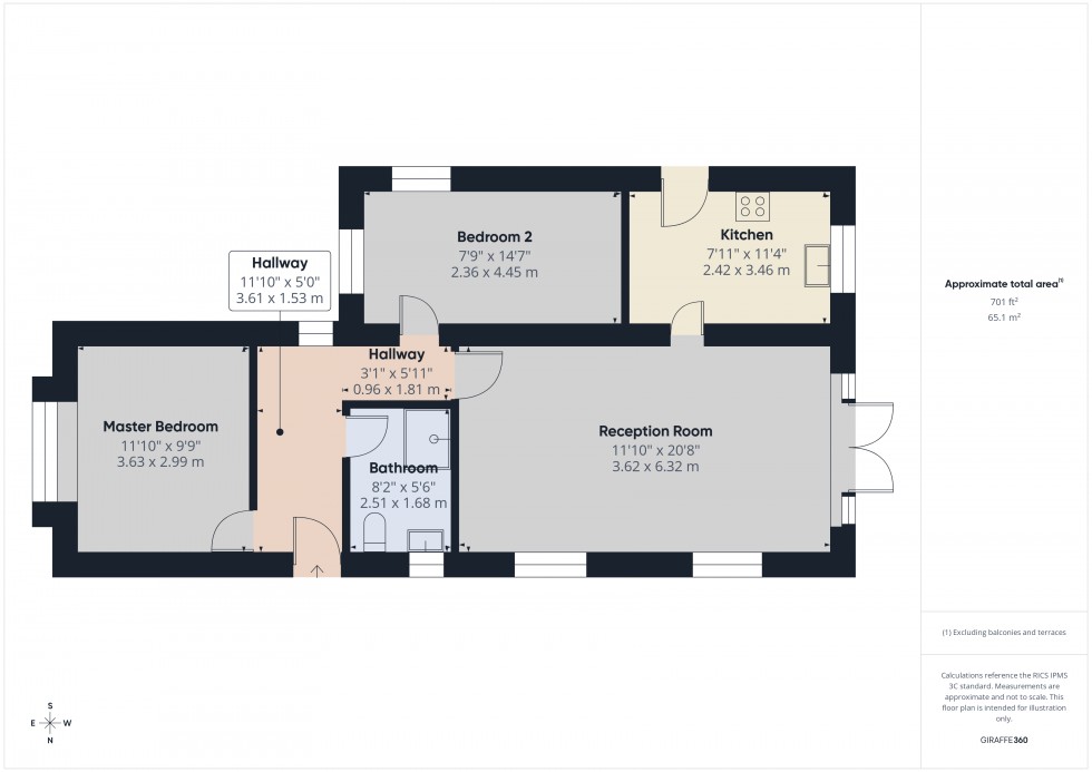 Floorplan for Ashford, Surrey, TW15