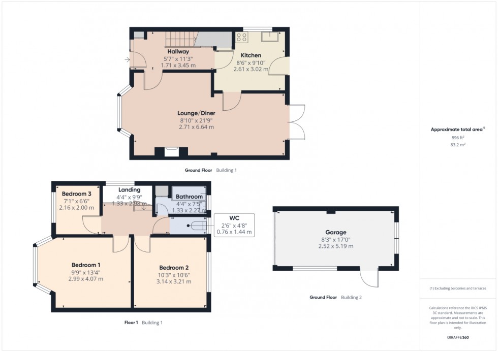 Floorplan for Ashford, Surrey, TW15