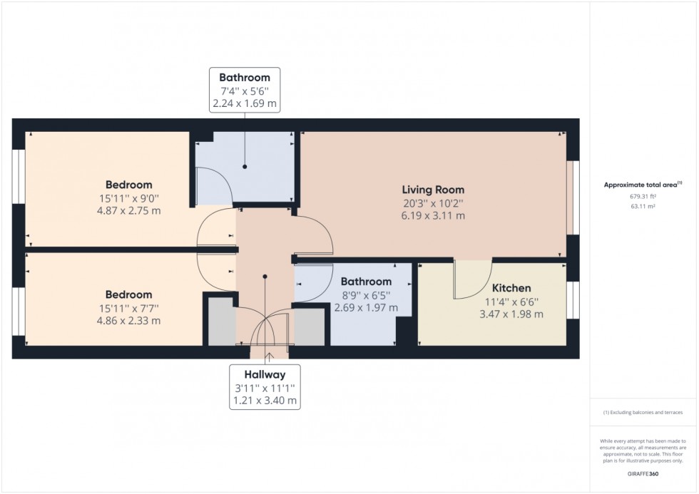 Floorplan for Ashford, Surrey, TW15