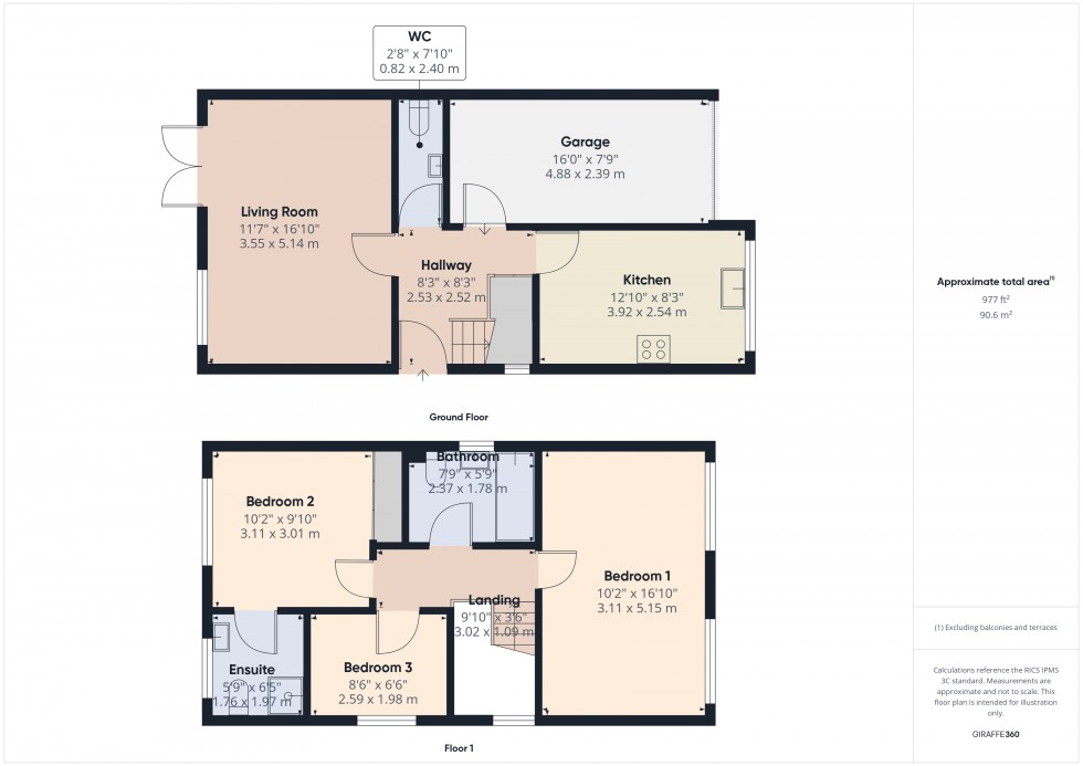 Floorplan for Ashford, Surrey, TW15