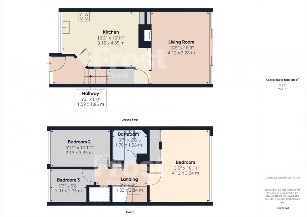 Floorplan for Egham, Surrey, TW20