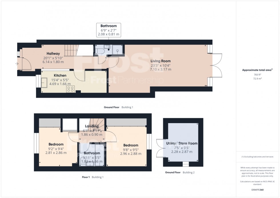 Floorplan for Staines-upon-Thames, Surrey, TW19