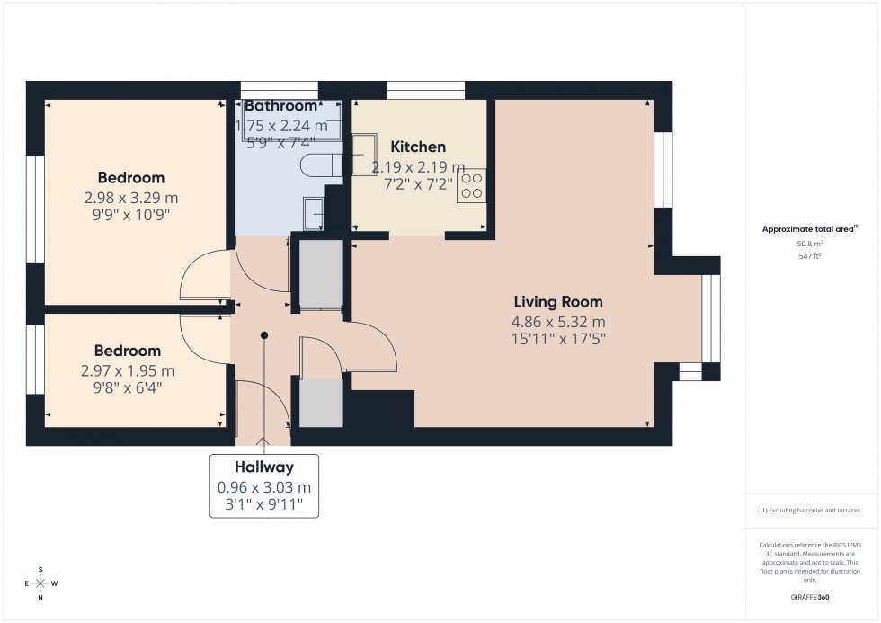 Floorplan for Oaks Road, Stanwell, TW19