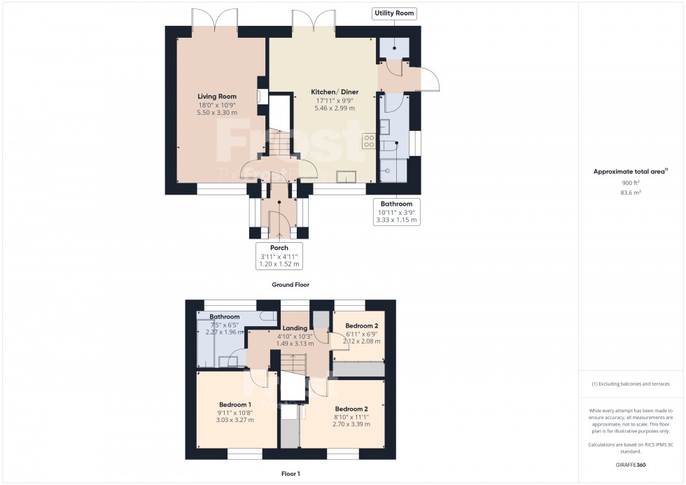 Floorplan for Staines-upon-Thames, Surrey, TW19