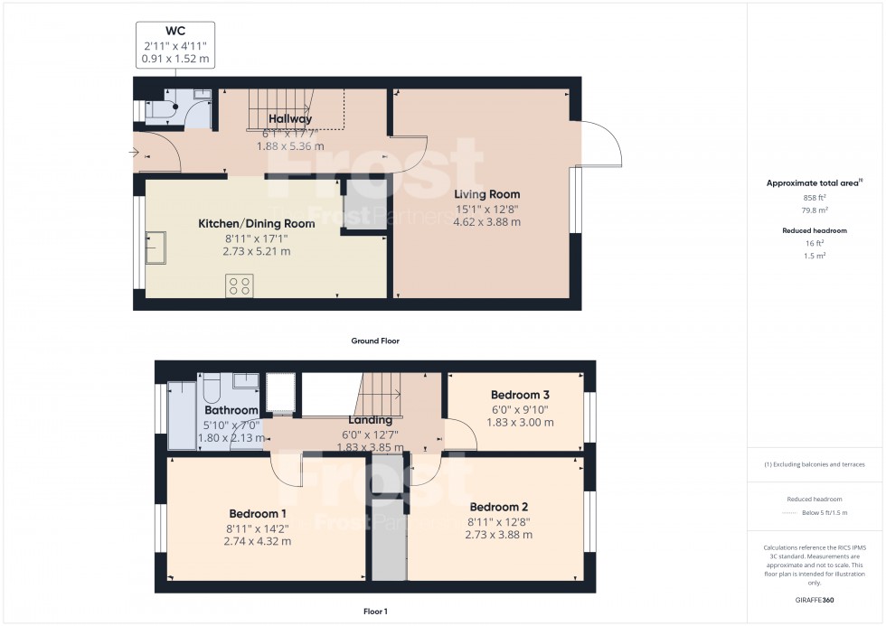 Floorplan for Stanwell, Staines-upon-Thames, TW19