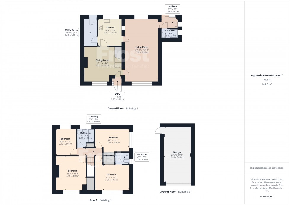 Floorplan for Ashford, Surrey, TW15