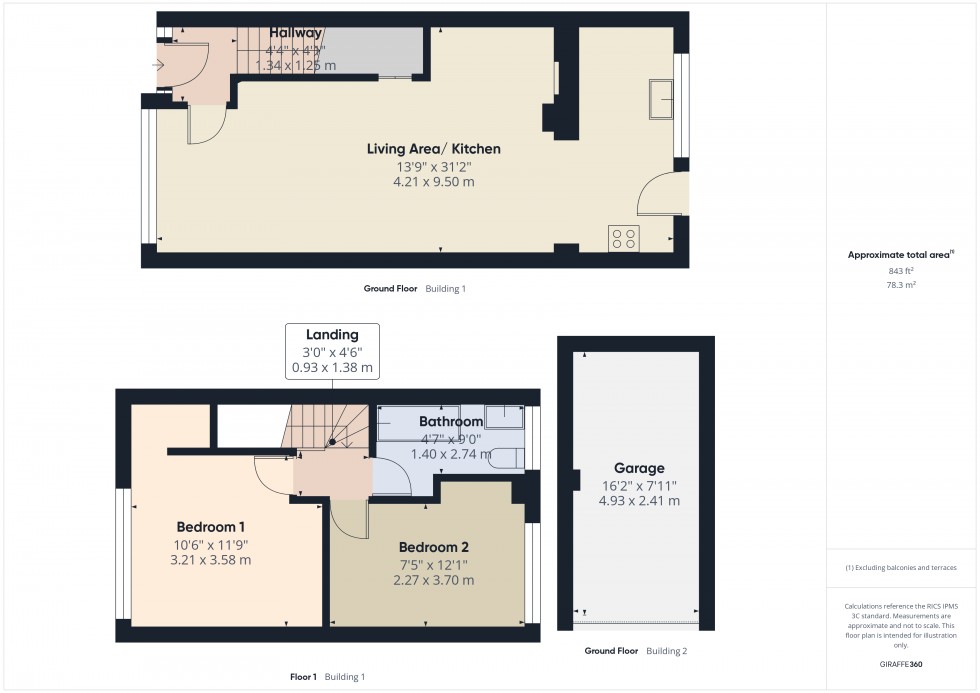 Floorplan for Ashford, Surrey, TW15