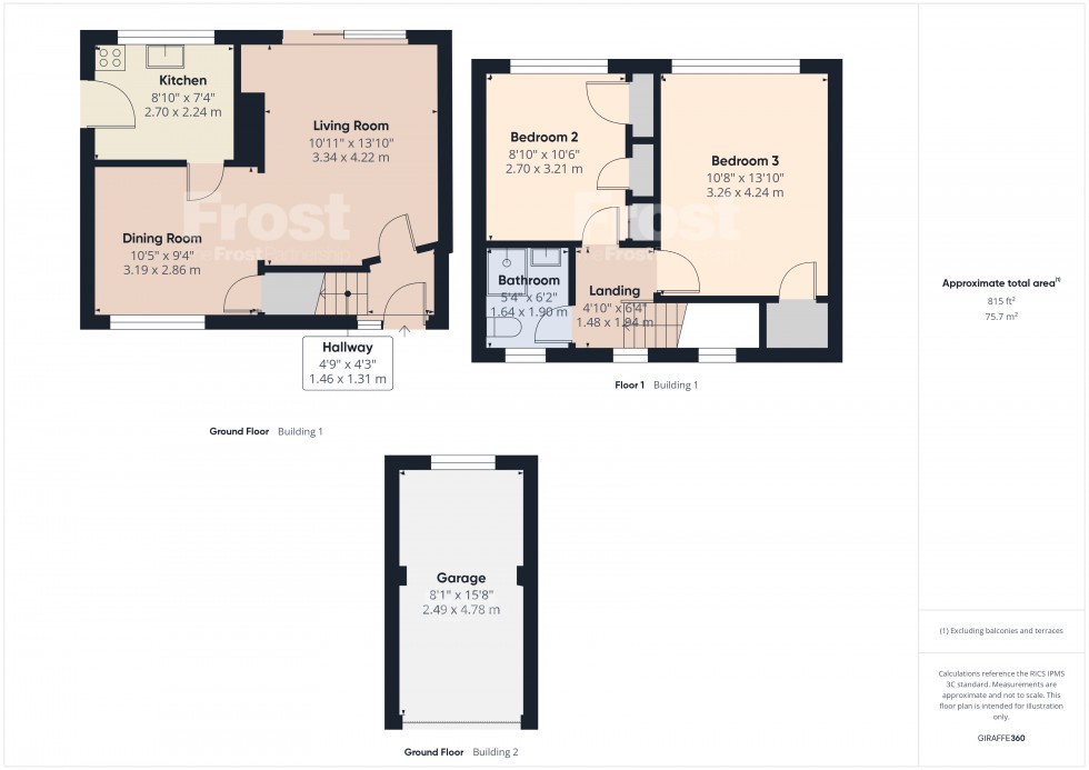 Floorplan for Sunbury-on-Thames, Surrey, TW16