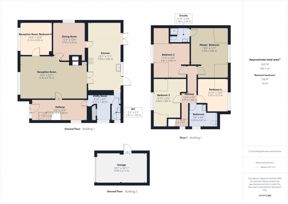 Floorplan for Ashford, Surrey, TW15